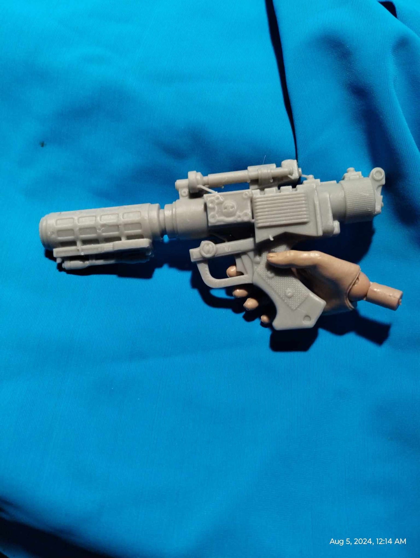 1/6 DT-57 Blaster(obi wan)  - Custom Action Figure Accessory - Resin 3D Printed