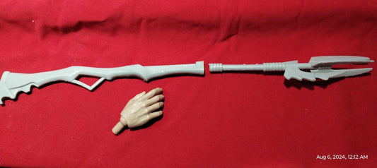 1/6 Quarren Blaster - Custom Action Figure Accessory - Resin 3D Printed