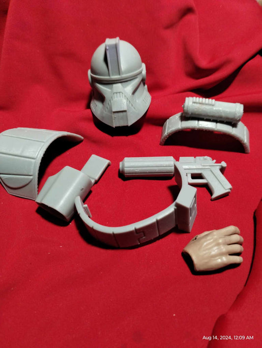 1/6 Captain Fordo Armor Set - Custom Action Figure Accessory - Resin 3D Printed