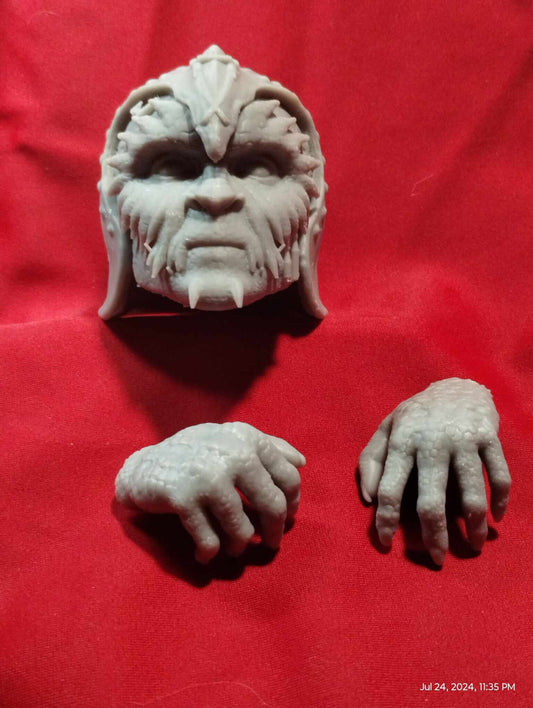 1/6 Klaatu Head Sculpt - Custom Action Figure Accessory - Resin 3D Printed
