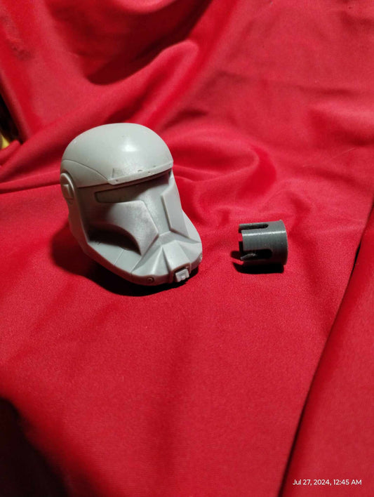 1/6 Republic Commando Helmet (game style) - Custom Action Figure Accessory - Resin 3D Printed