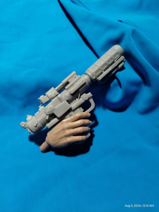 1/6 DT-57 Blaster(obi wan)  - Custom Action Figure Accessory - Resin 3D Printed
