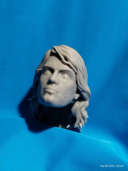 1/6 Anakin Skywalker Head Sculpt - Custom Action Figure Accessory - Resin 3D Printed