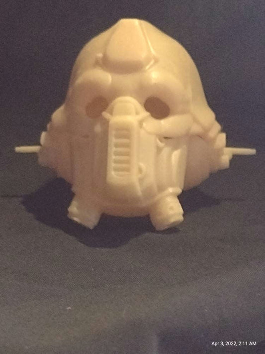 1/6  Two Tubes Head Sculpt - Custom Action Figure Accessory - Resin 3D Printed