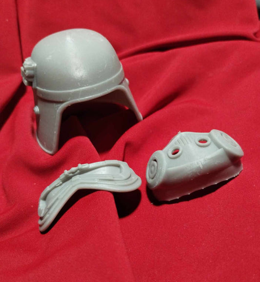 1/6 Mud-Trooper Helmet - Custom Action Figure Accessory - Resin 3D Printed