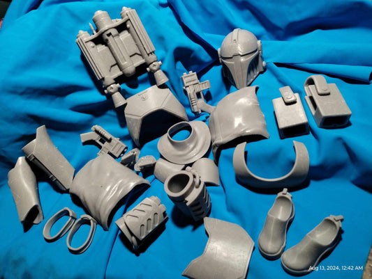 1/6 Aran Tal Armor Set  - Custom Action Figure Accessory - Resin 3D Printed