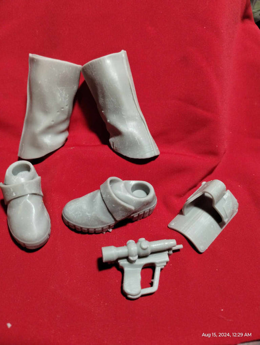 1/6 Scout Trooper Boots Set - Custom Action Figure Accessory - Resin 3D Printed