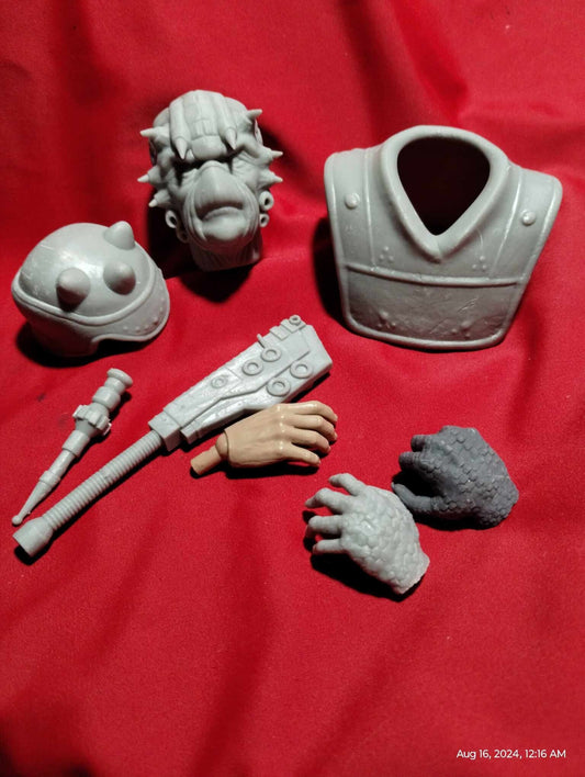 1/6 Nikto Armor Set v1(Skiff Guard) - Custom Action Figure Accessory - Resin 3D Printed
