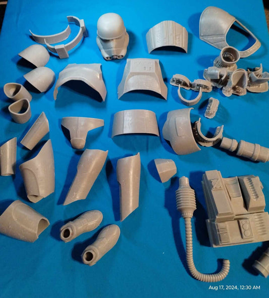 1/6 Phase 3 Clone Trooper Armor Set  - Custom Action Figure Accessory - Resin 3D Printed