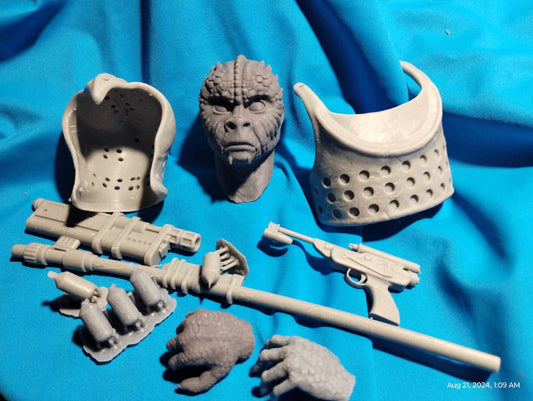 1/6 Klaatu Woof Armor Set (Skiff Guard) - Custom Action Figure Accessory - Resin 3D Printed
